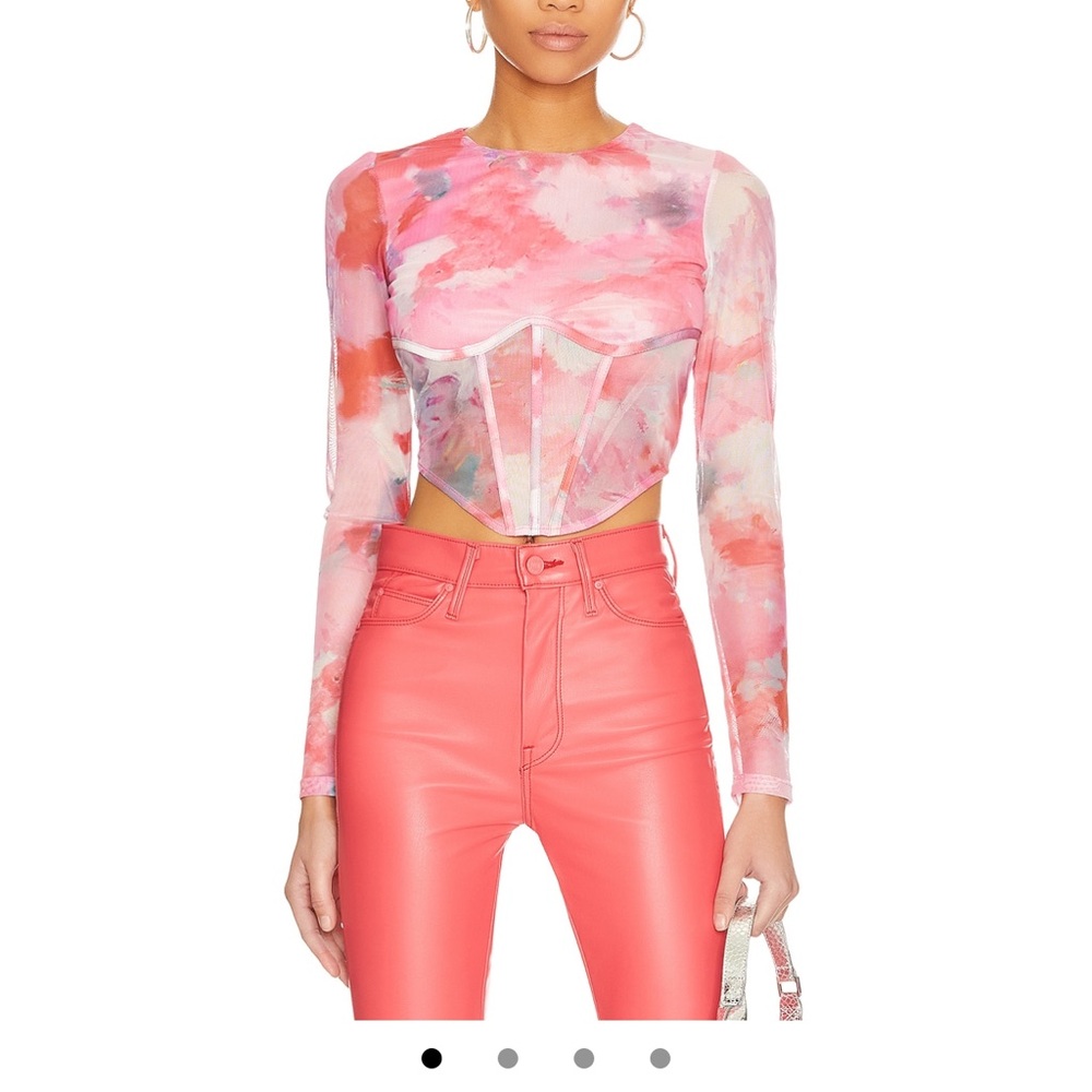 Bardot top size xs pink